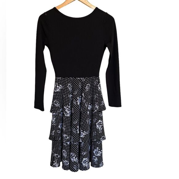 LuLaRoe Black & White Clipper Ship Georgia Dress Size XS NWT - Picture 2 of 6